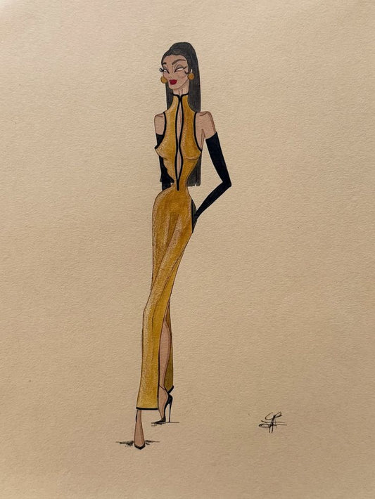 A Black & Gold Starlet