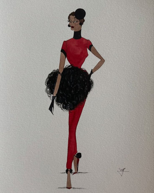 A Red & Black Starlet