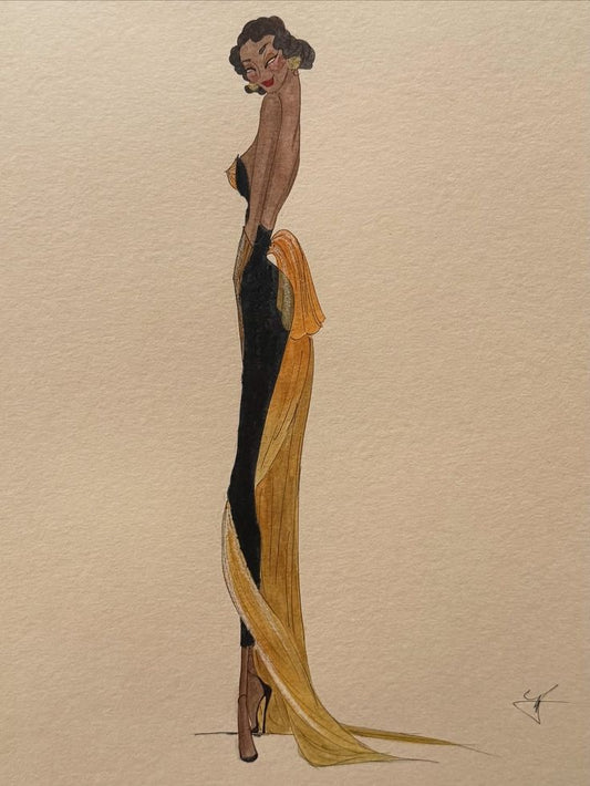 Black Velvet & Whispering Gold