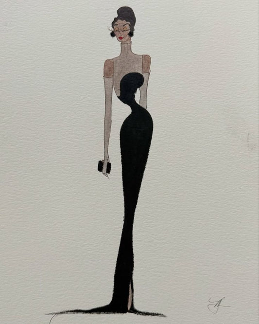 Black Velvet & Sheer All Over