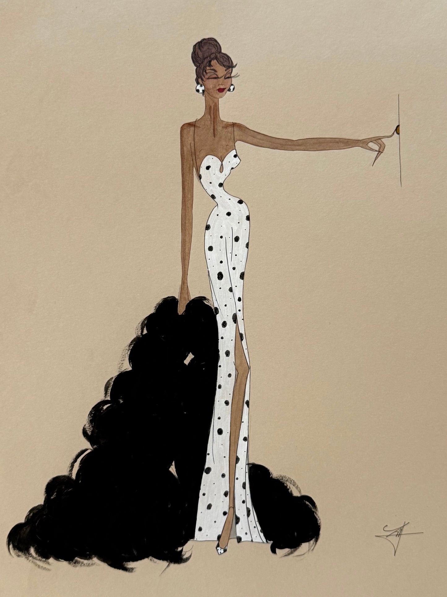 Polka Dots & Feathers