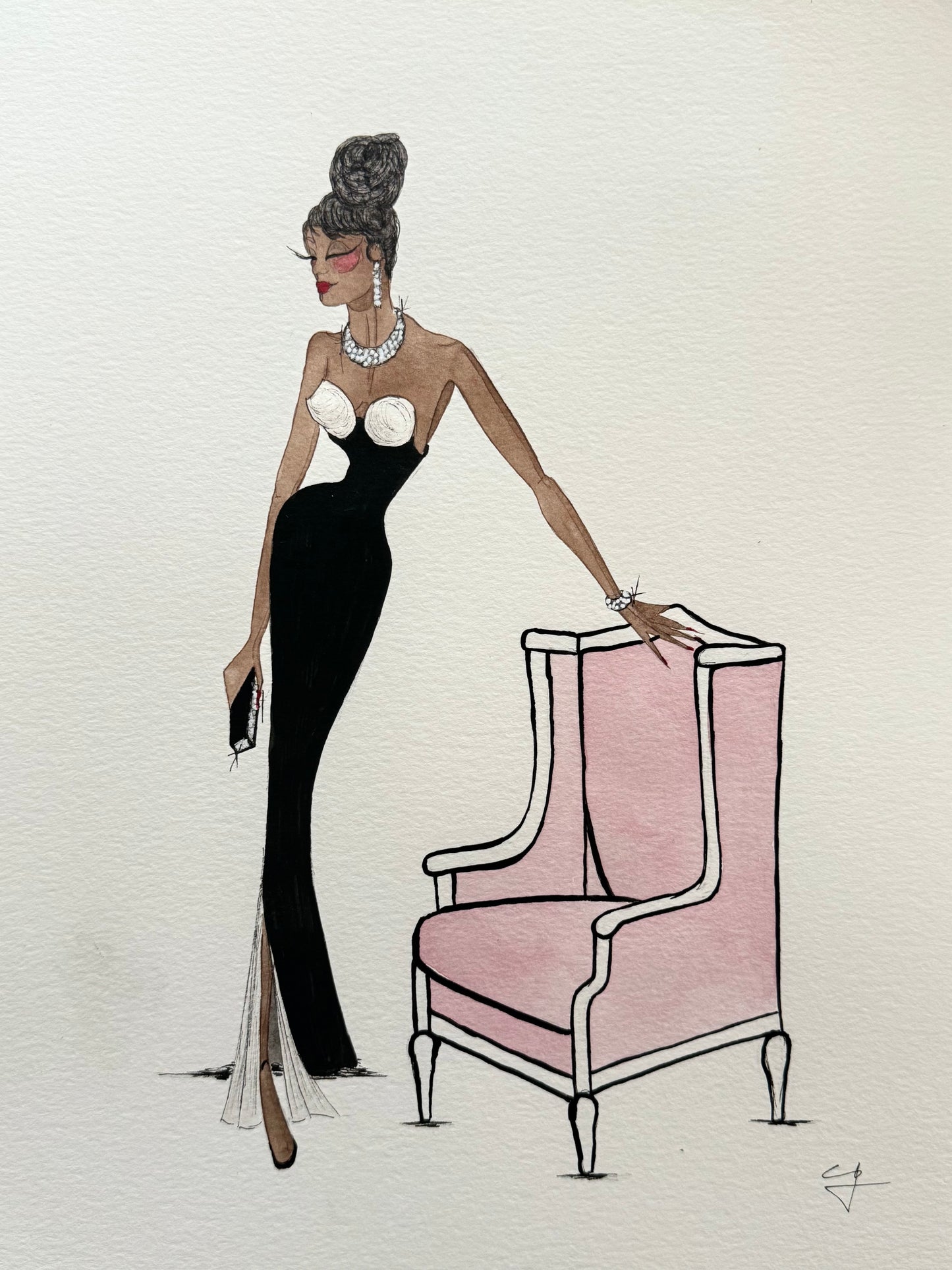 The Lady and Her Chair